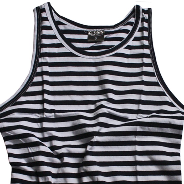 russ. Marine Tank-Top, breite Träger, Rundhalsausschnitt